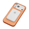 Coque iPhone 17 Pro Max MAG-CASE Compatible MagSafe Orange