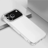 Coque Silicone Angle Renforcé + Protection Caméra iPhone 17 Pro Transparent