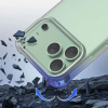 Coque Silicone Angle Renforcé + Protection Caméra iPhone 17 Pro Transparent