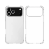 Coque Silicone Angle Renforcé + Protection Caméra iPhone 17 Pro Transparent