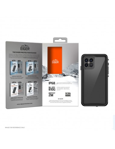 Coque étanche iPhone 13 IP68 et renforcée - 360° Avant / Arriere - EIGER -Drop Test 2M
