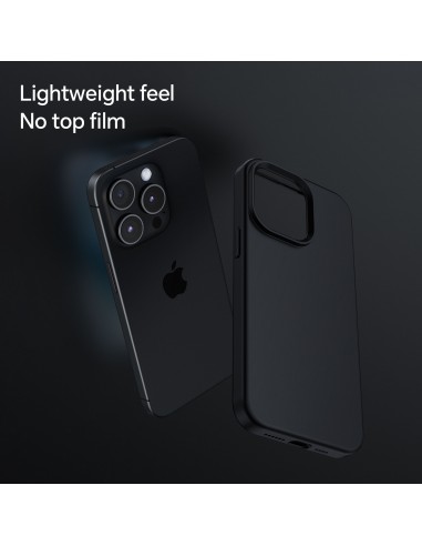 Coque iPhone 15 Pro Max Silicone Antichoc Noir - Fairplay