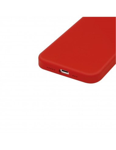 Coque antichoc iPhone 16 Plus FAIRPLAY Silicone Rouge de Mars