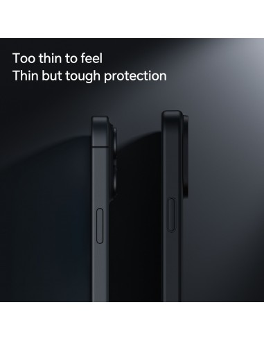 Coque antichoc iPhone 16 Plus FAIRPLAY Silicone Noir