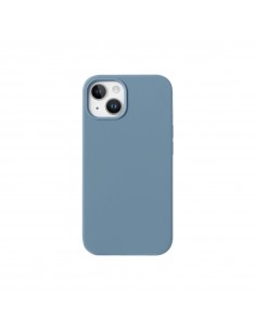 Coque antichoc iPhone 15 Pro Max Silicone - Fairplay - Bleu Givré 2