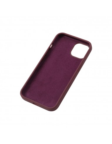 Coque antichoc iPhone 15 FAIRPLAY Silicone Bordeaux