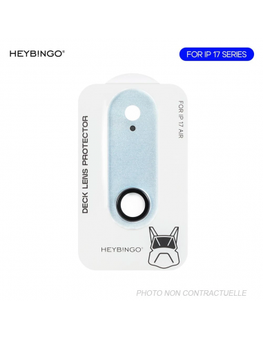 Verre trempé caméra arrière iPhone 17 Heybingo intégral Vert Clair