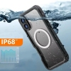Coque Redpepper ANTICHOC et étanche IP68 avec MagSafe pour iPhone 17 Noir