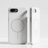 Coque en silicone SMOOTH pour iPhone 16e / iPhone 17e Compatible MagSafe Blanc