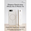 Coque en silicone SMOOTH pour iPhone 16e / iPhone 17e Compatible MagSafe Blanc