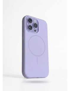 Coque en silicone SMOOTH pour iPhone 17 Compatible MagSafe Violet