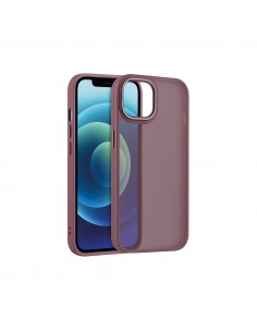 Coque antichoc iPhone 15 Pro Max Satin Matte Bordeaux 2