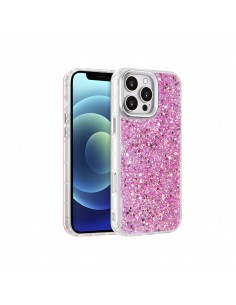 Coque iPhone 17 Paillettes Stardust Rose | CoverMe