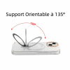 Coque Silicone et PC iPhone 17 | MagSafe | Anneau Transparent