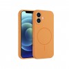 Coque silicone Fusion iPhone 17 MagSafe Orange