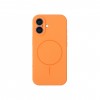 Coque silicone Fusion iPhone 17 MagSafe Orange