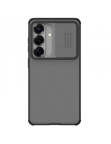 Coque Nillkin CamShield PRO Samsung Galaxy S26 Plus - Noir Transparente - Protection Caméra Coulissante