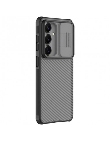 Coque Nillkin CamShield PRO Samsung Galaxy S26 Plus - Noir Transparente - Protection Caméra Coulissante
