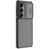 Coque Nillkin CamShield PRO Samsung Galaxy S26 Plus - Noir Transparente - Protection Caméra Coulissante