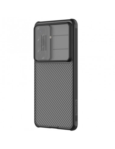 Coque Nillkin CamShield PRO Samsung Galaxy S26 Plus - Noir Transparente - Protection Caméra Coulissante
