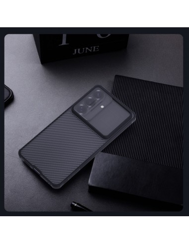 Coque Nillkin CamShield PRO Samsung Galaxy S26 Plus - Noir Transparente - Protection Caméra Coulissante