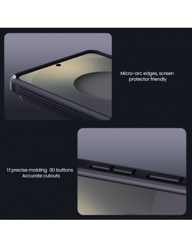 Coque Nillkin CamShield PRO Samsung Galaxy S26 Plus - Noir Transparente - Protection Caméra Coulissante