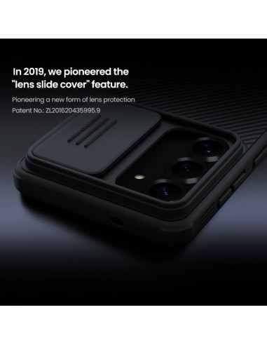 Coque Rigide Nillkin CamShield PRO Samsung Galaxy S26 Ultra - Noir - Protection Caméra Coulissante