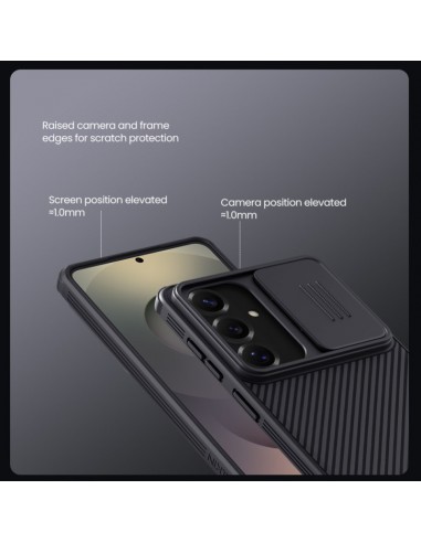 Coque Rigide Nillkin CamShield PRO Samsung Galaxy S26 Ultra - Noir - Protection Caméra Coulissante