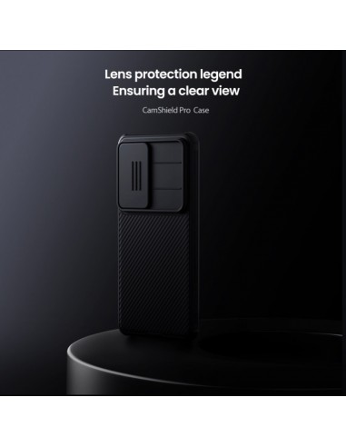 Coque Rigide Nillkin CamShield PRO Samsung Galaxy S26 - Noir - Protection Caméra Coulissante