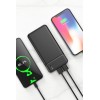 Batterie Externe Power Bank Maxlife 10.000mAh - Double Port USB - Affichage LED - Noir MXPB-01