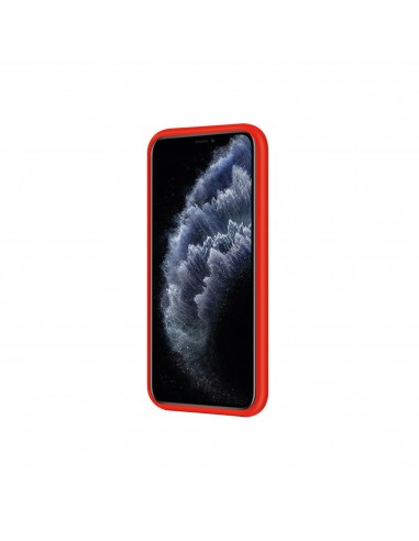 Coque silicone iPhone 11 | Fairplay Pavone | Antichocs | Rouge