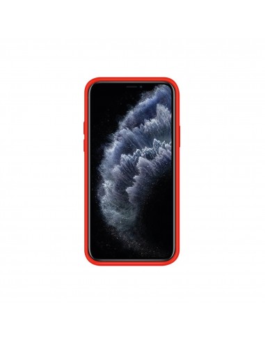 Coque silicone iPhone 11 | Fairplay Pavone | Antichocs | Rouge