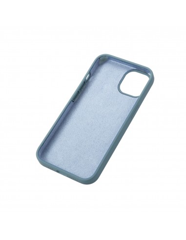 Coque silicone iPhone 11 | Fairplay Pavone | Antichocs | Bleu givré