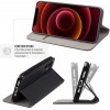 Etui iPhone 16e | Fonction Stand | Fermeture magnétique | Noir | Jaym
