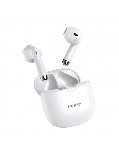 Ecouteurs bluetooth TWS Blanc - Fairplay Alsaka