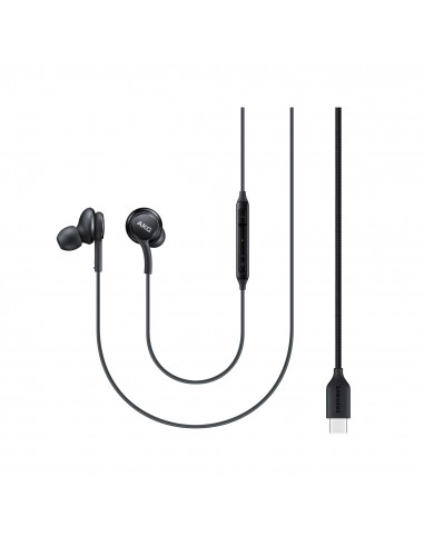 Écouteurs Filaires Samsung Tuned by AKG - Connectique USB-C - Son Haute Fidélité - Noir Anthracite