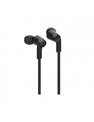 Écouteurs Filaires Belkin SoundForm - Connectique USB-C - Microphone Intégré - Noir - Protection Auditive 85dB/100dB