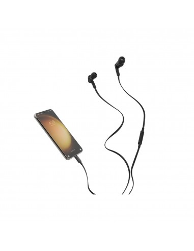 Écouteurs Filaires Belkin SoundForm - Connectique USB-C - Microphone Intégré - Noir - Protection Auditive 85dB/100dB
