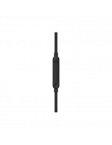 Écouteurs Filaires Belkin SoundForm - Connectique USB-C - Microphone Intégré - Noir - Protection Auditive 85dB/100dB