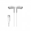 Écouteurs Filaires Belkin SoundForm - Connectique USB-C - Microphone Intégré - Blanc Polaire - ditive 85dB/100dB